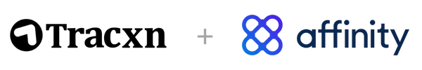 Tracxn logo and Affinity logo.