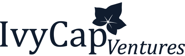 IvyCap Ventures logo with text and a stylized ivy leaf.