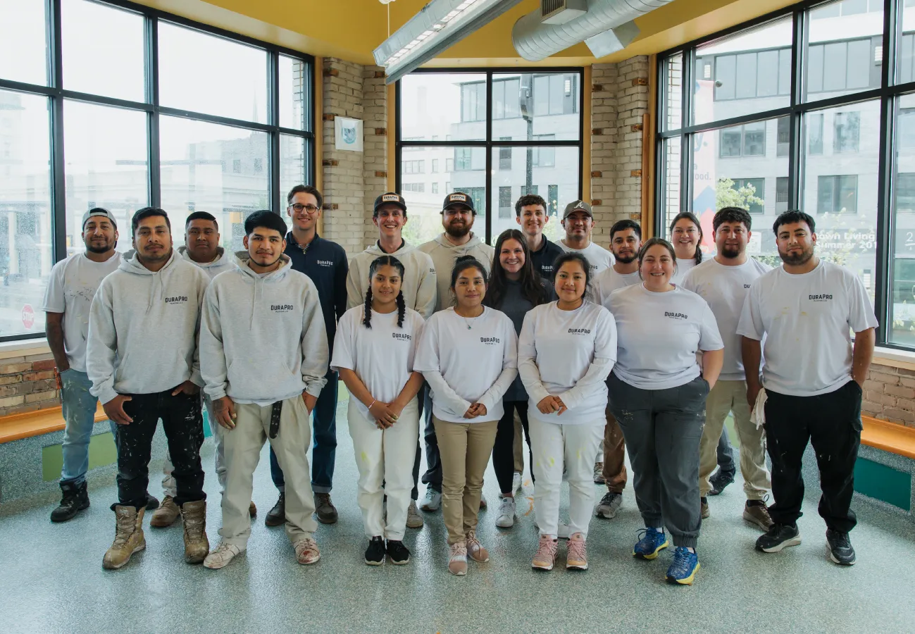 DuraPro Painting team posing for a group photo