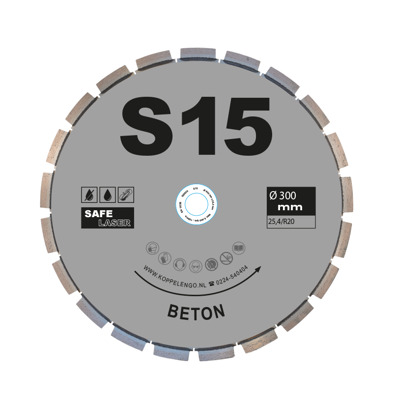 Diamantzaagblad Beton S15