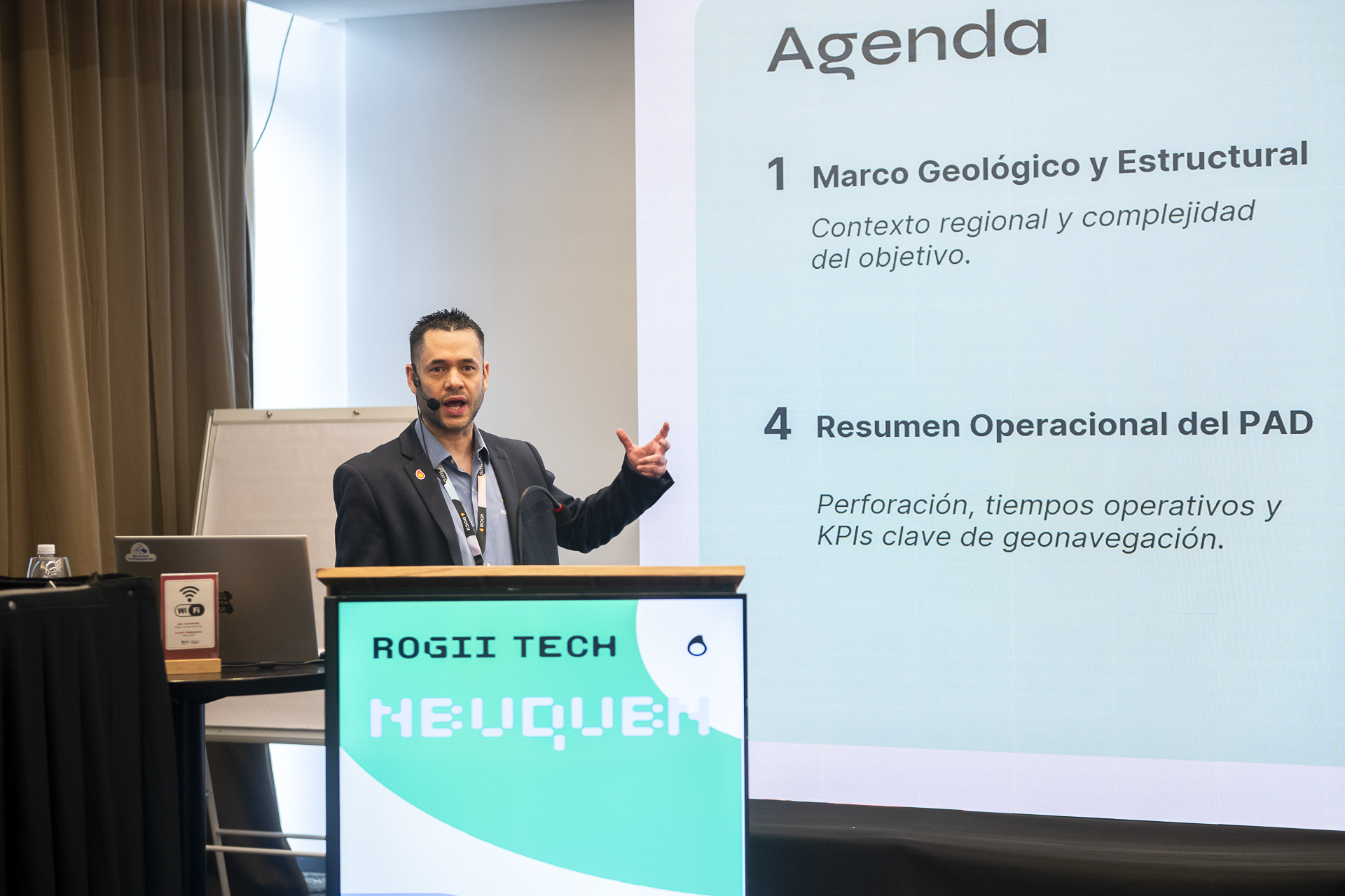 ROGII TECH Neuquén 2026 — describe image 4