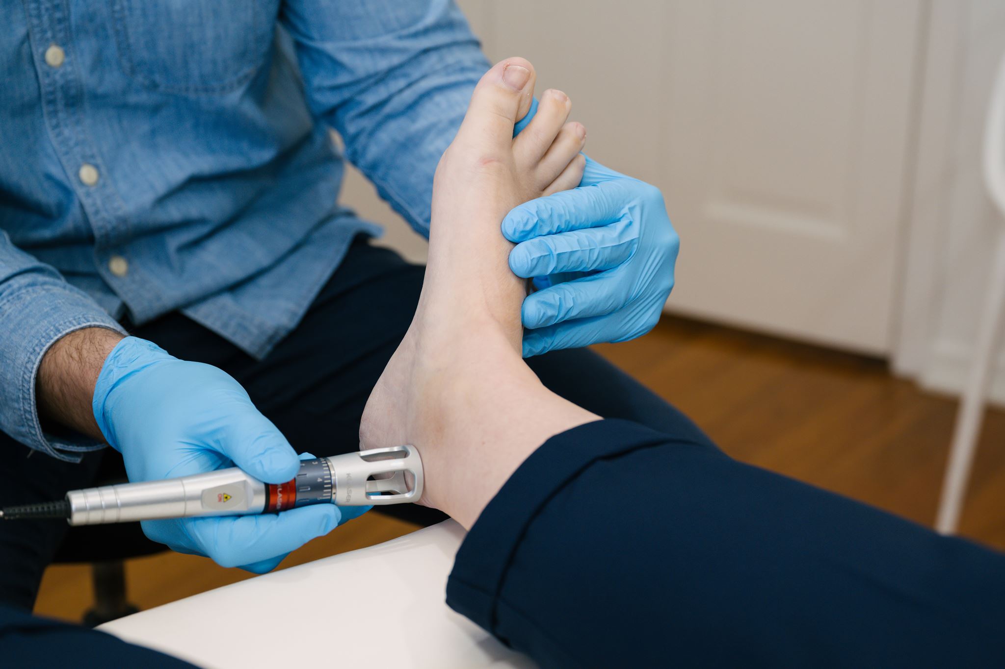 K-Laser therapy at Undefeeted Podiatry