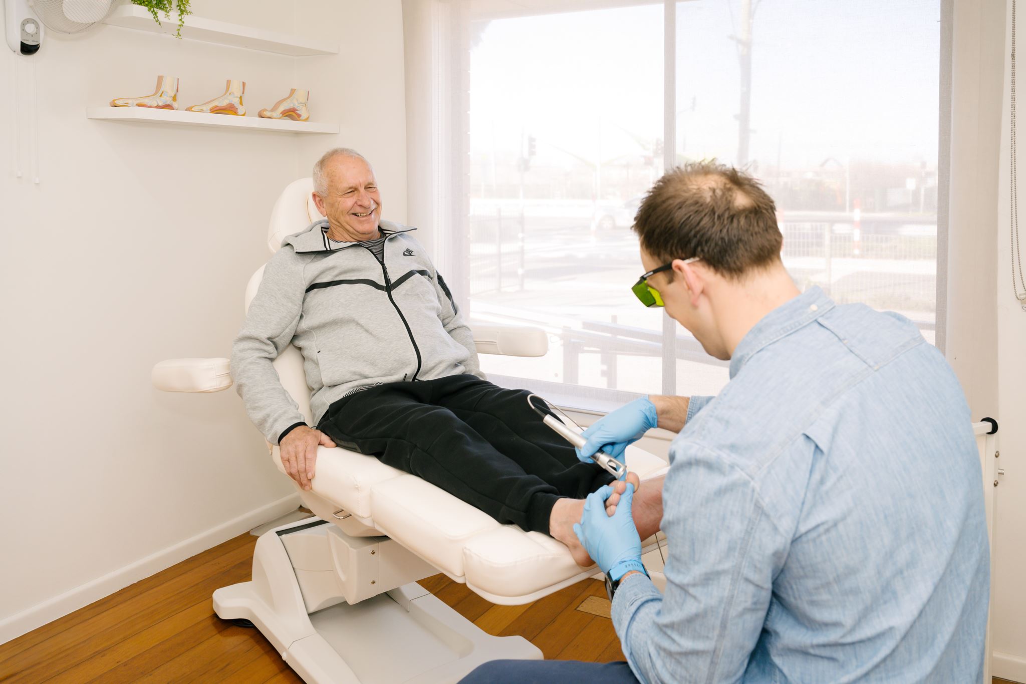 K-Laser therapy session