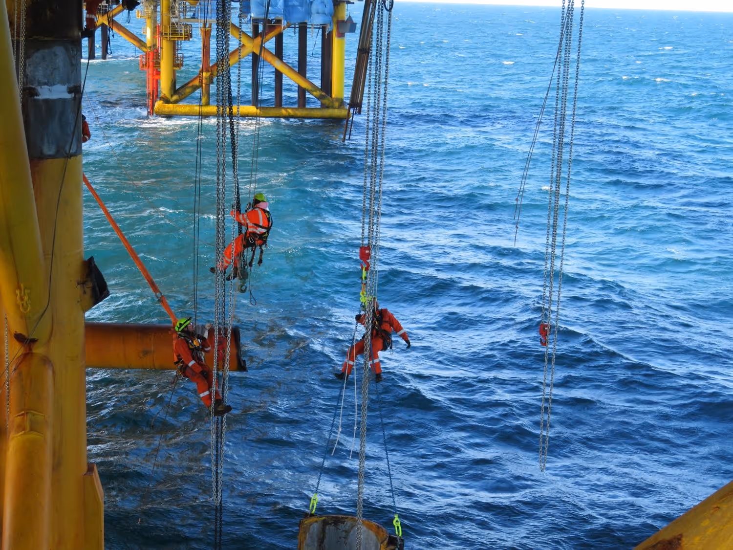 Below deck and above water rope access requires a distinct set of safety measures.