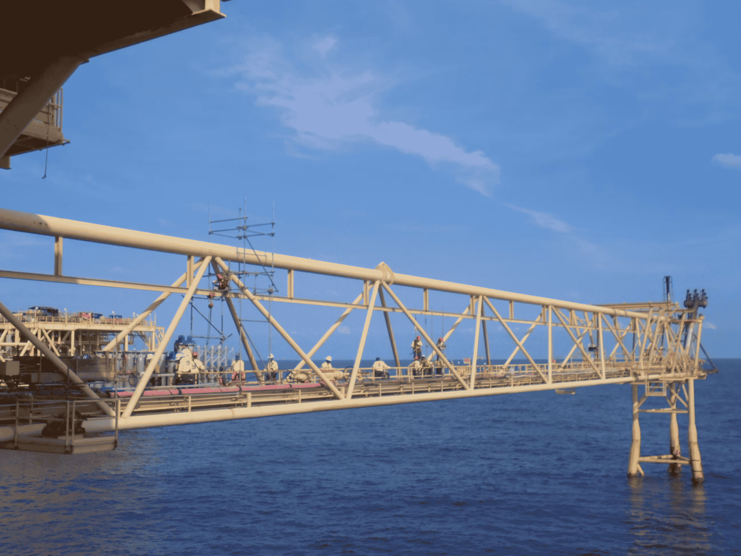 "PTTEP's Erawan facility, a complex offshore platform in the Gulf of Thailand, undergoes a successful flare tip replacement as part of the company’s commitment to safe and efficient operations."