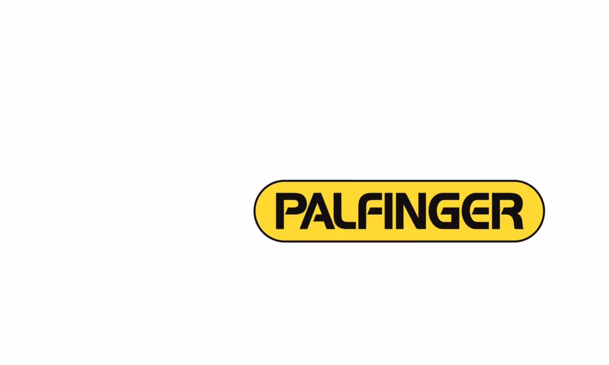 Palfinger logo on white background