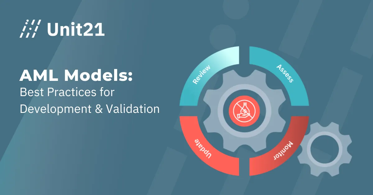 AML Models: Best Practices for Development and Validation