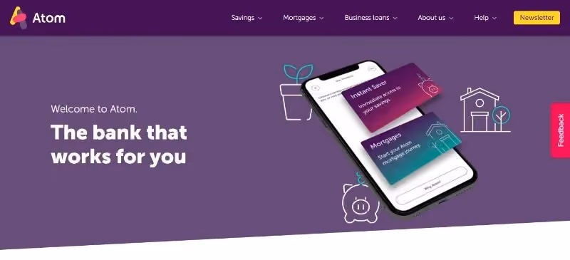 Atom homepage