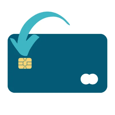 How an EMV chip payment card works