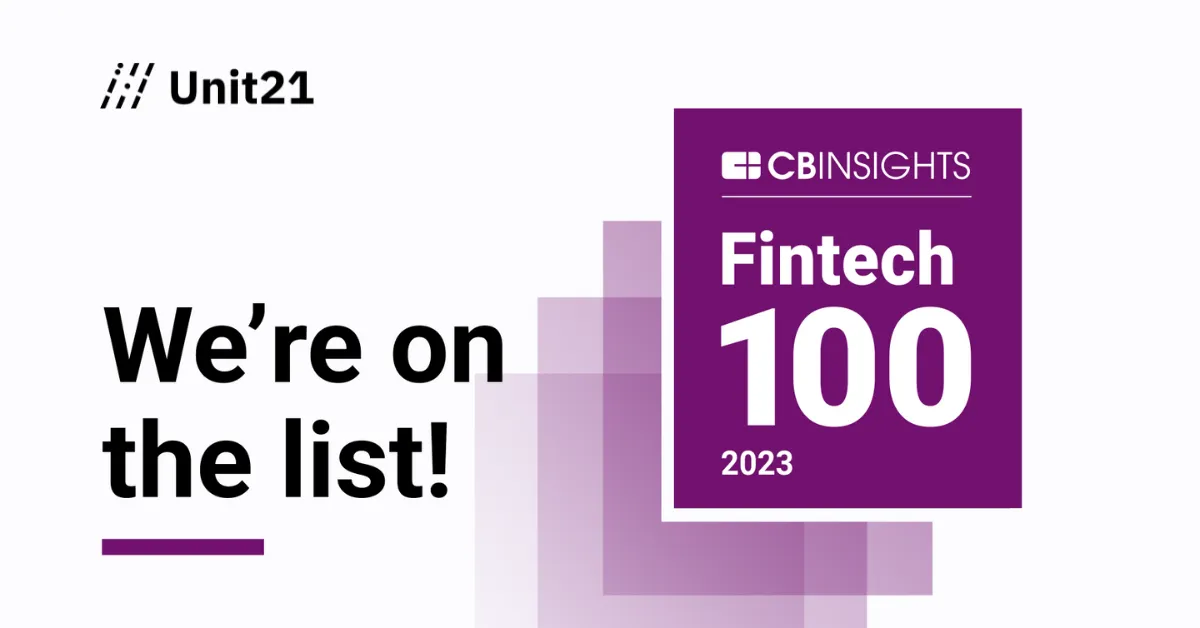Unit21 Named to the 2023 CB Insights’ Fintech 100 List