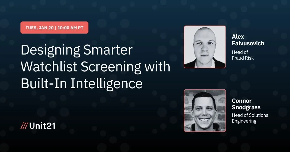 Designing Smarter Watchlist Screening with Built-In Intelligence