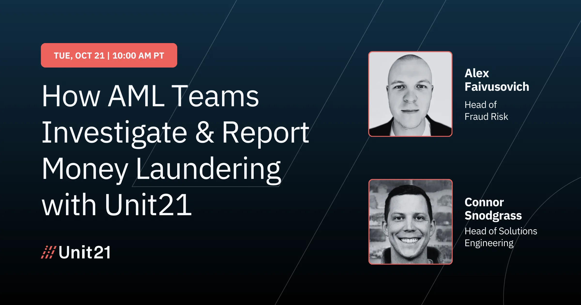 How AML Teams Investigate & Report Money Laundering with Unit21