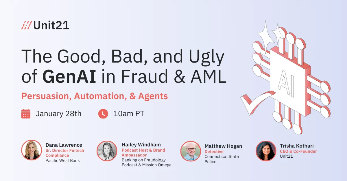GenAI Impacts on Fraud & AML: The Good, Bad, and Ugly