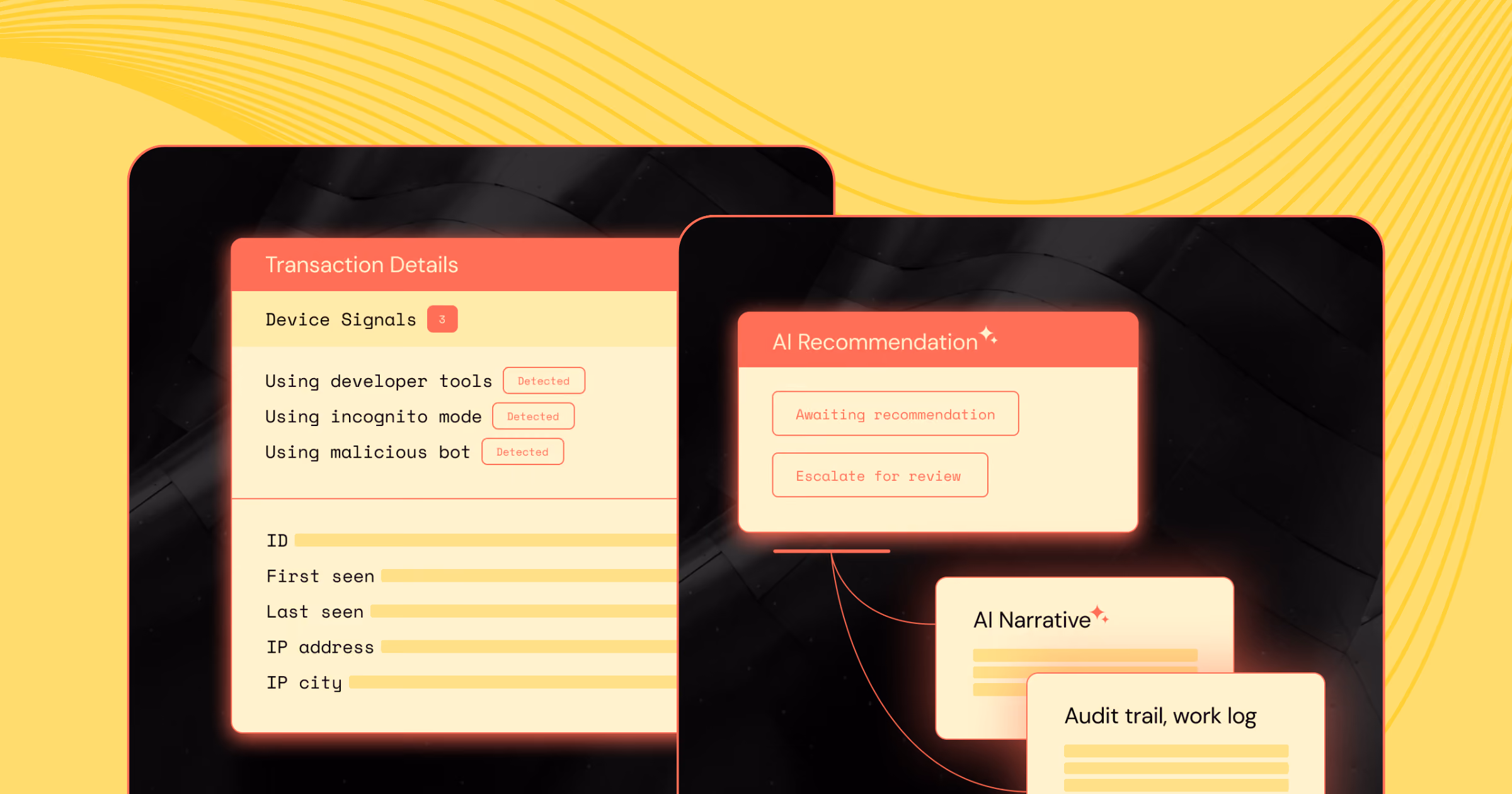 See it live: One AI layer across detection, investigation, and filing