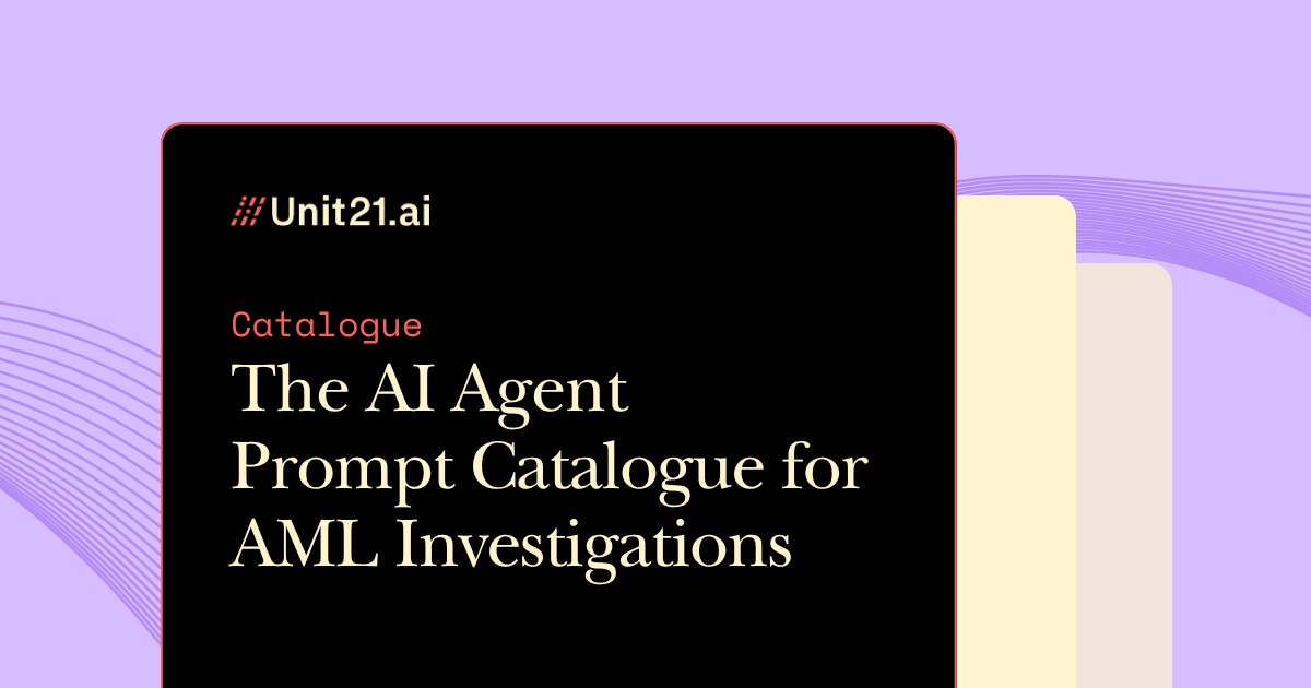 The AI Agent Prompt Catalogue for AML Investigations