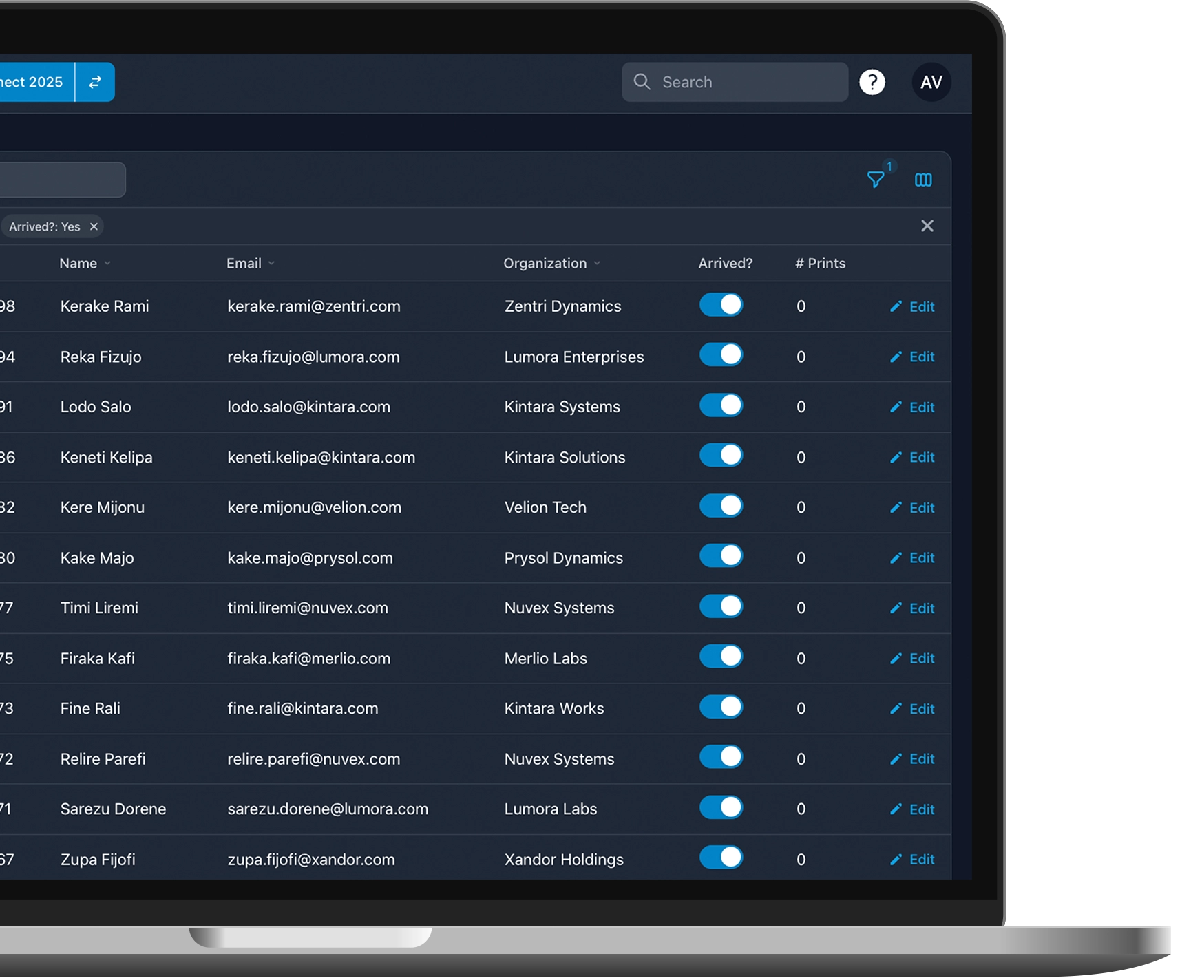 ExpoTrac let's view your event's stats live, from anywhere