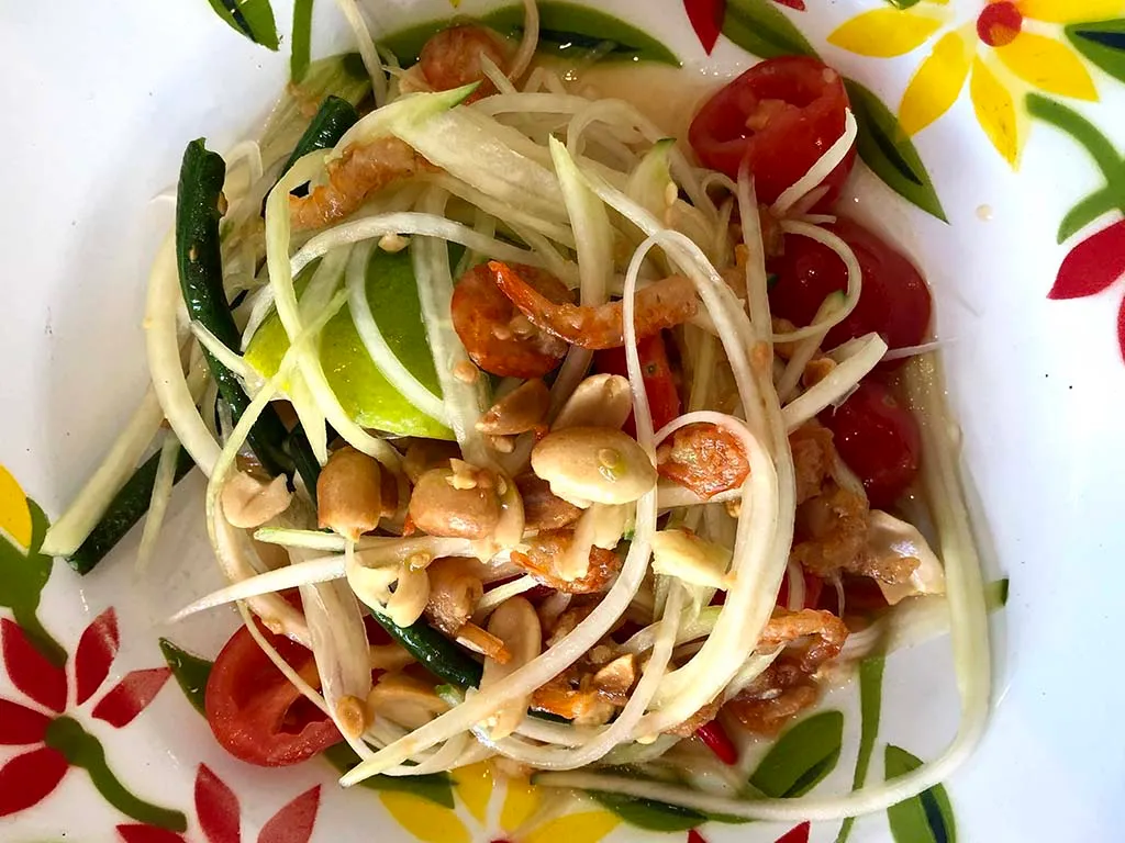 papaya salad
