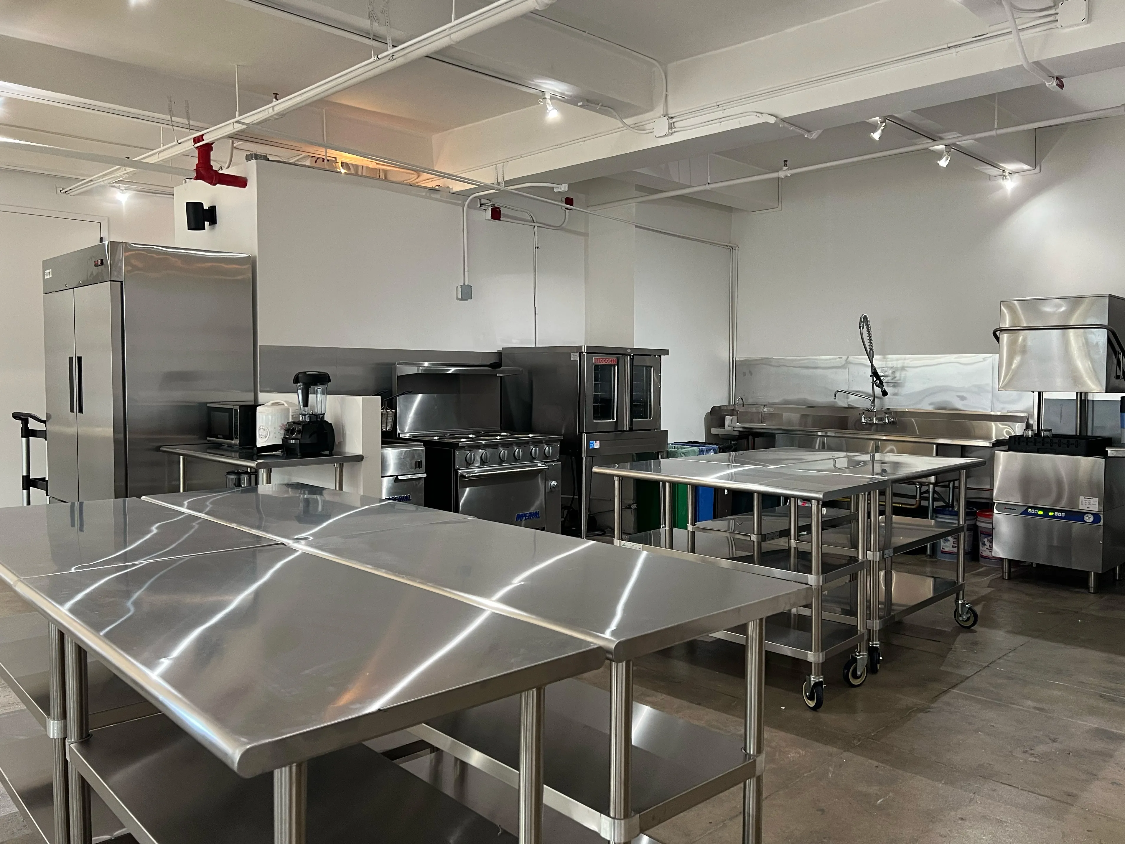 kitchen space and event space for rent at BiteUnite
