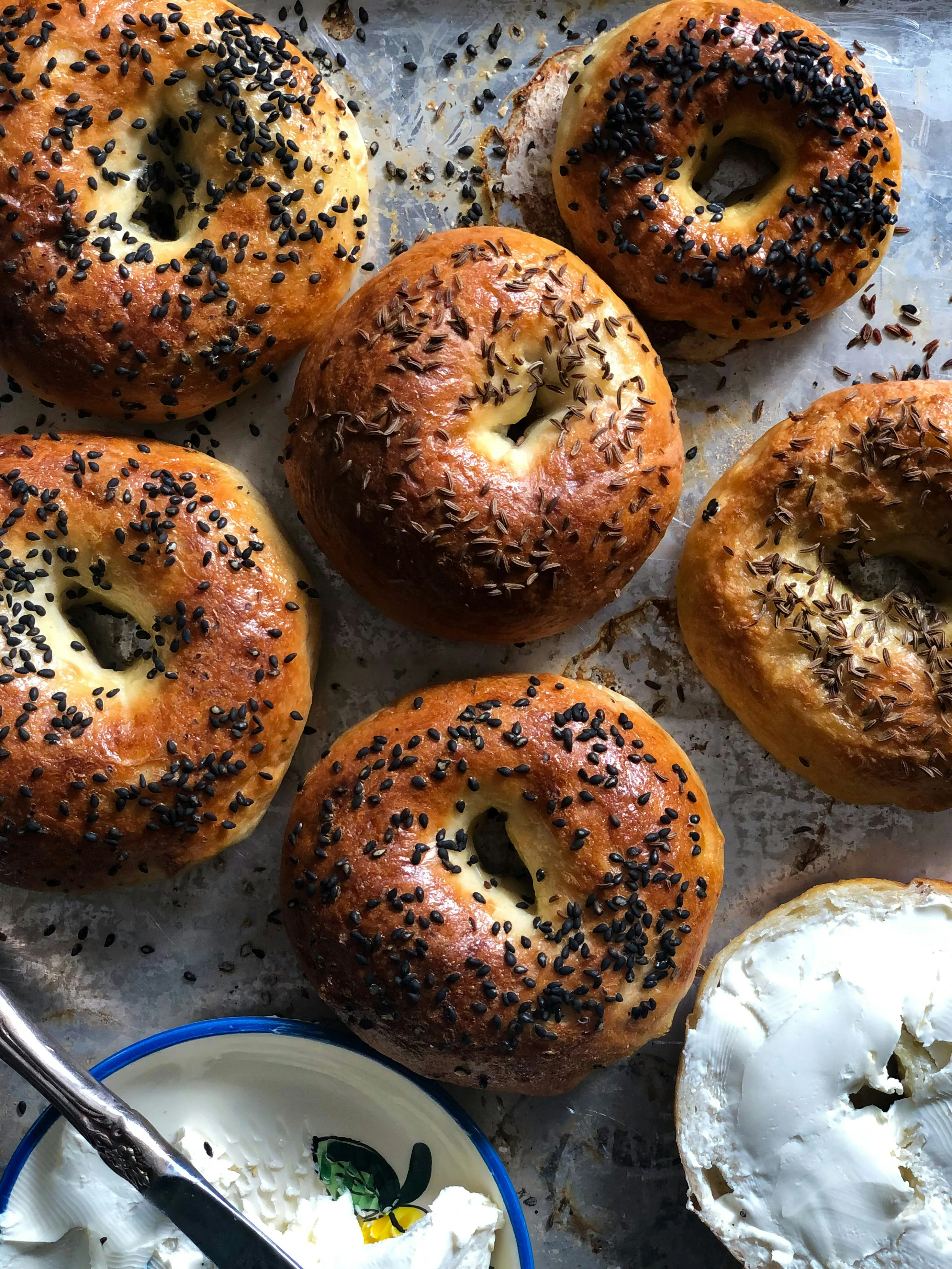 bagel for bagel making class at BiteUnite
