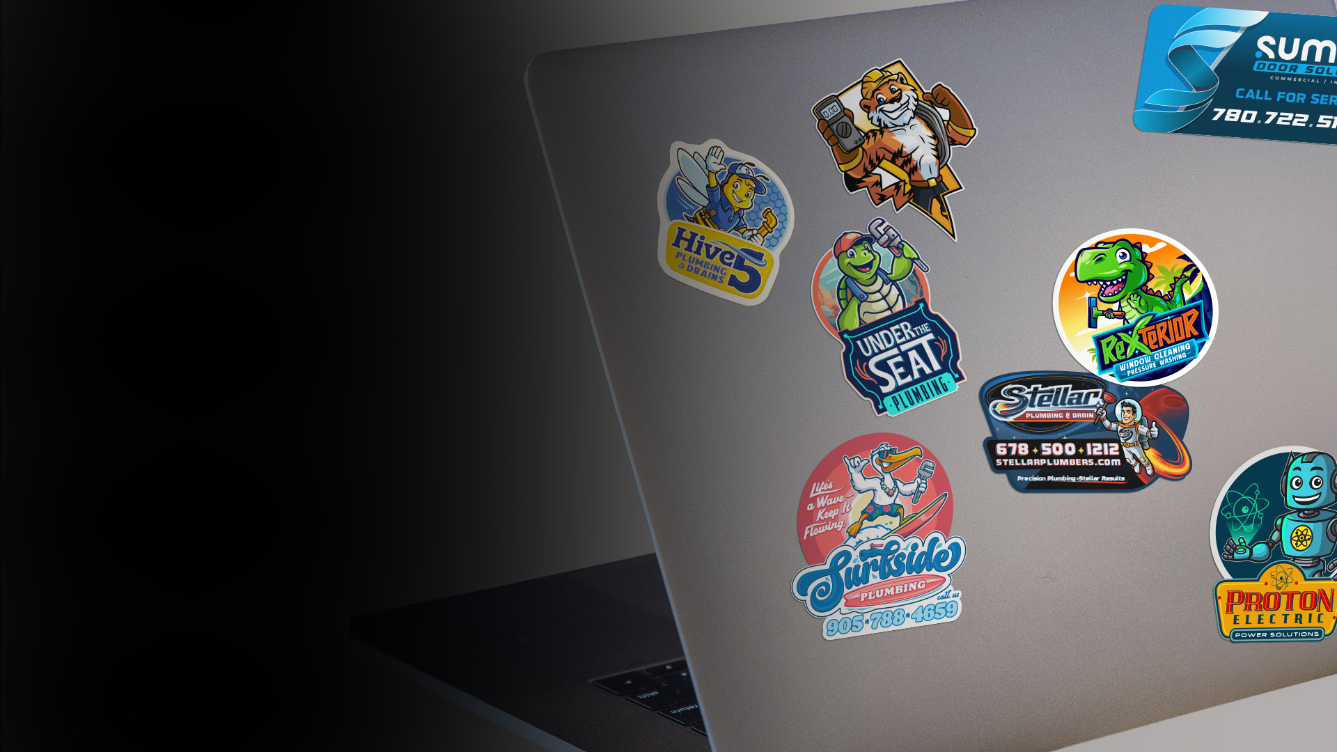 Stickers design for promotional use