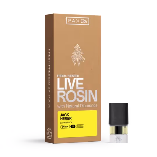 Jack Herer | Live Rosin with Diamonds Pax Pod | 0.5g