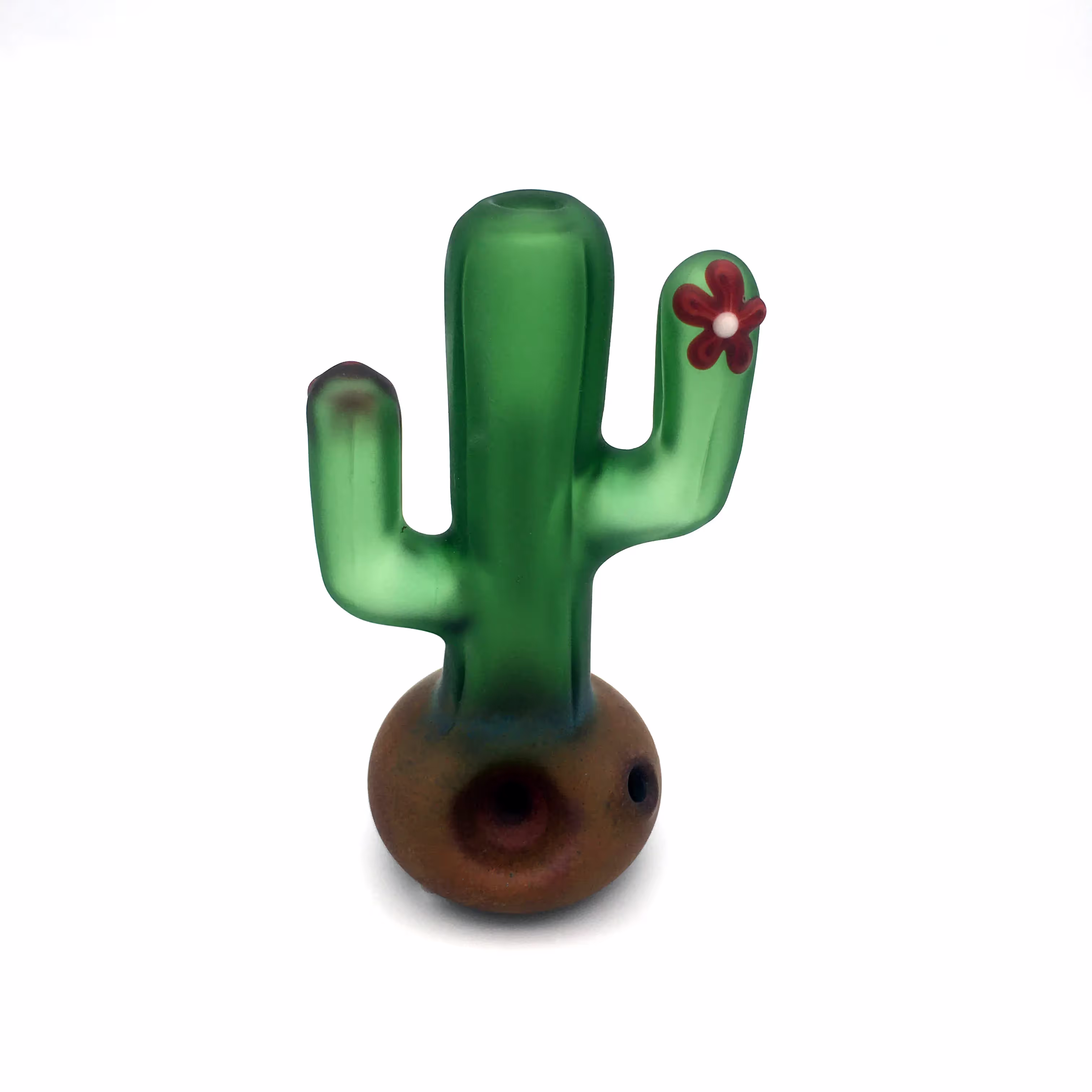 Cactus Dry Pipe | Glass By Mouse