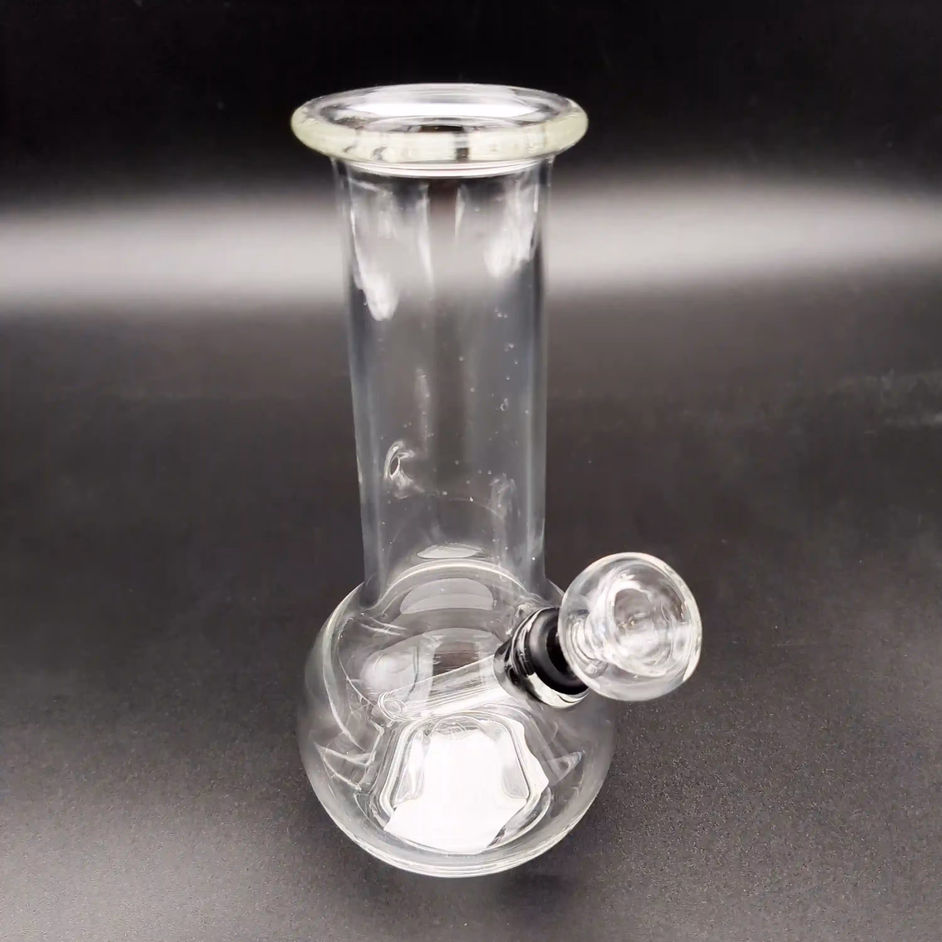 Clear Glass Grommeted Mini-Bong | Inner Vision Glass