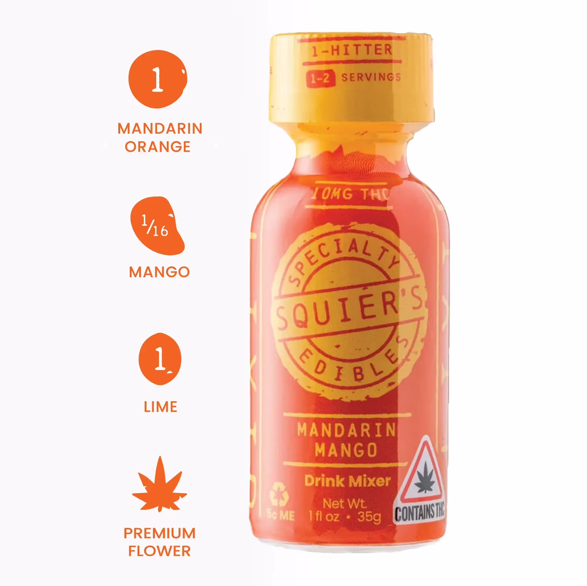 Mandarin Mango Elixir | 1oz. | 10mg