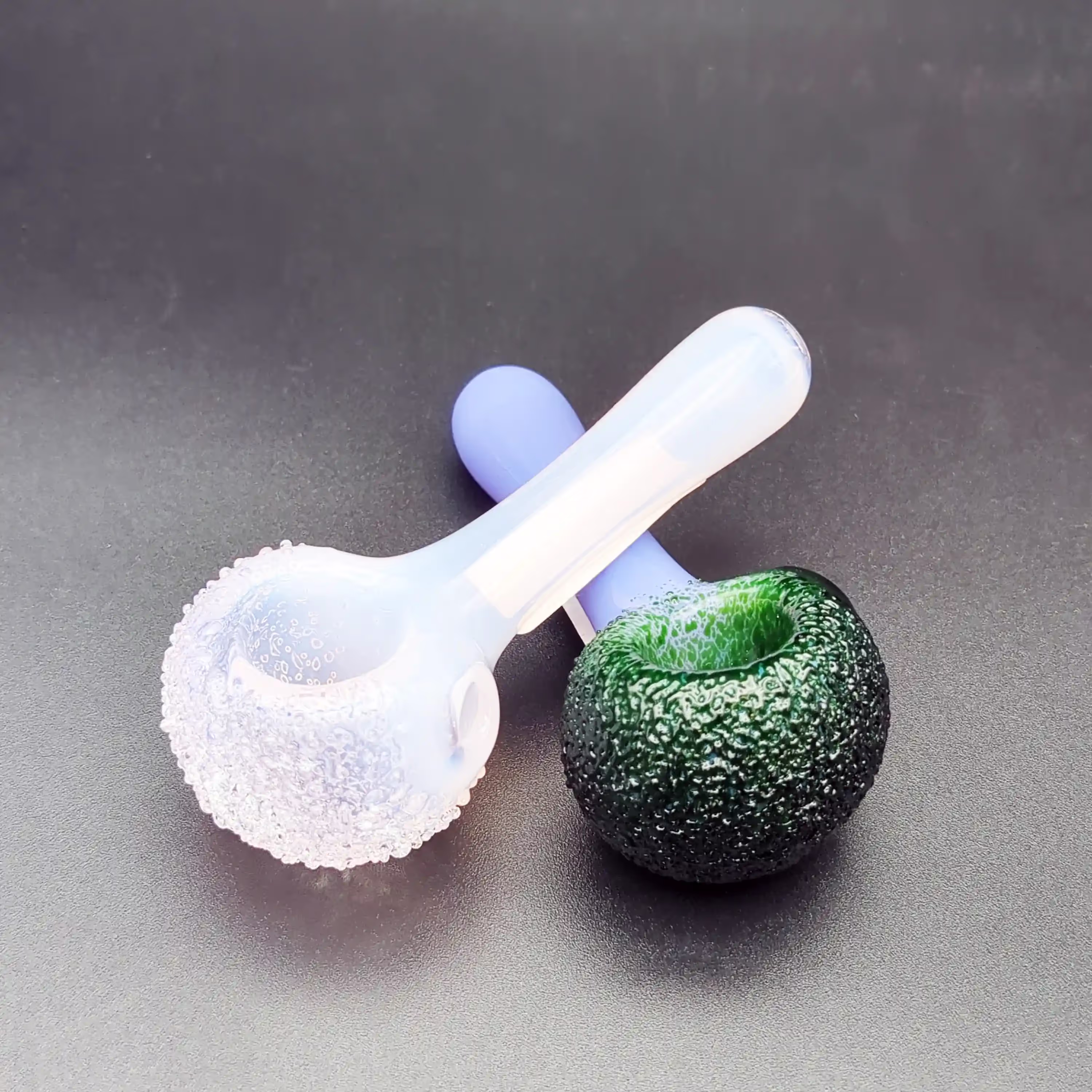 Sugar Frit Dipped Milky Pipe | Sugar Matty
