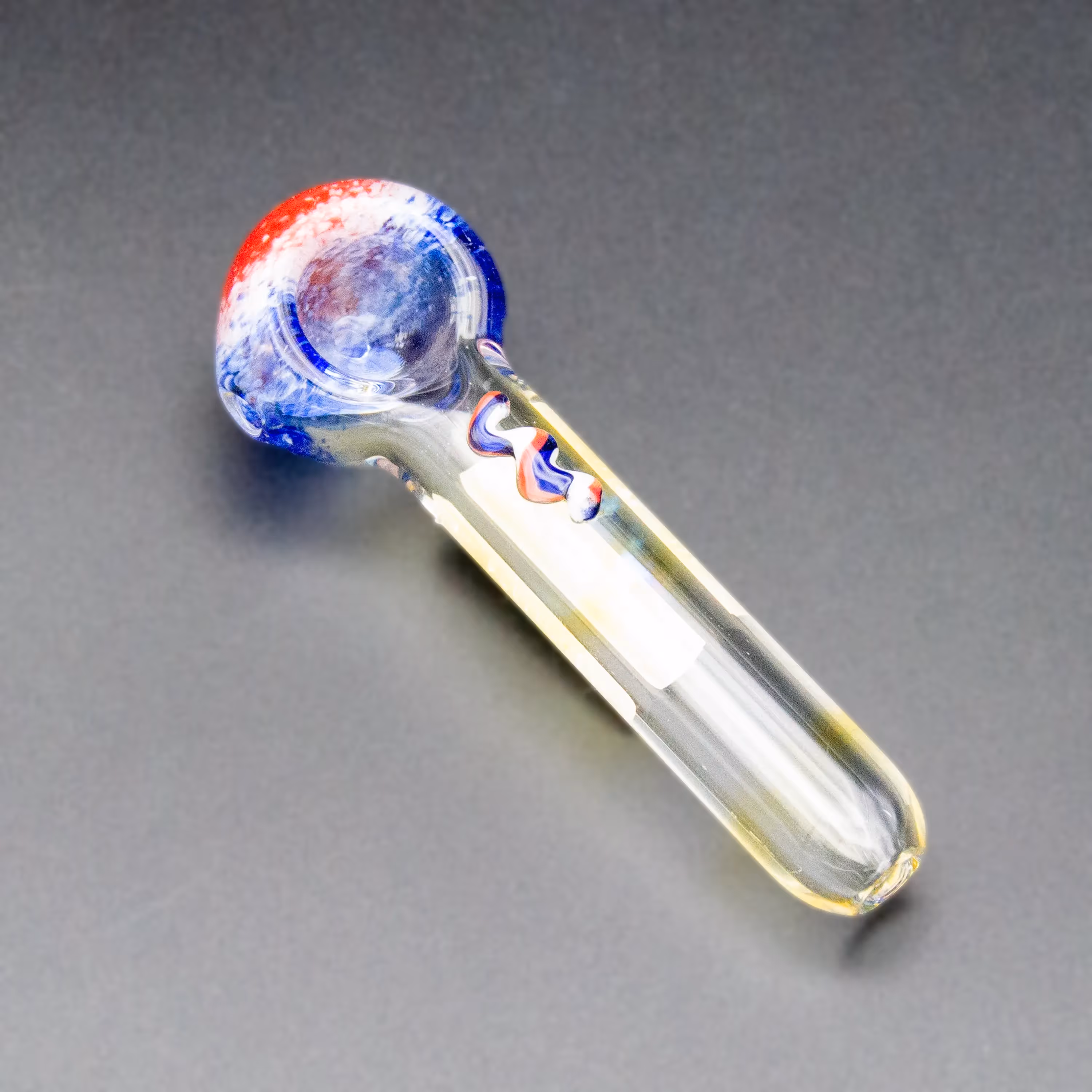Triple Frit Cap Latti Fume Pipe | Jellyfish
