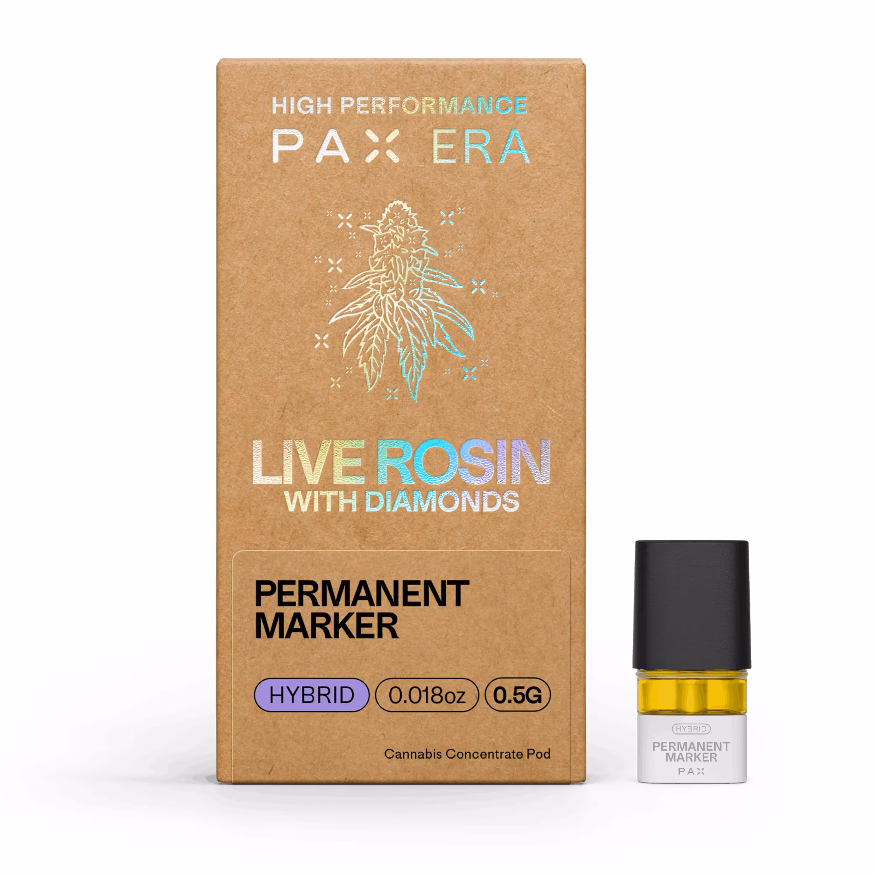 Permanent Marker | Live Rosin with Diamonds Pax Pod | 0.5g