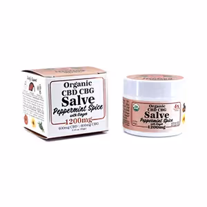 Organic Peppermint Spice CBD:CBG Salve | 1200mg