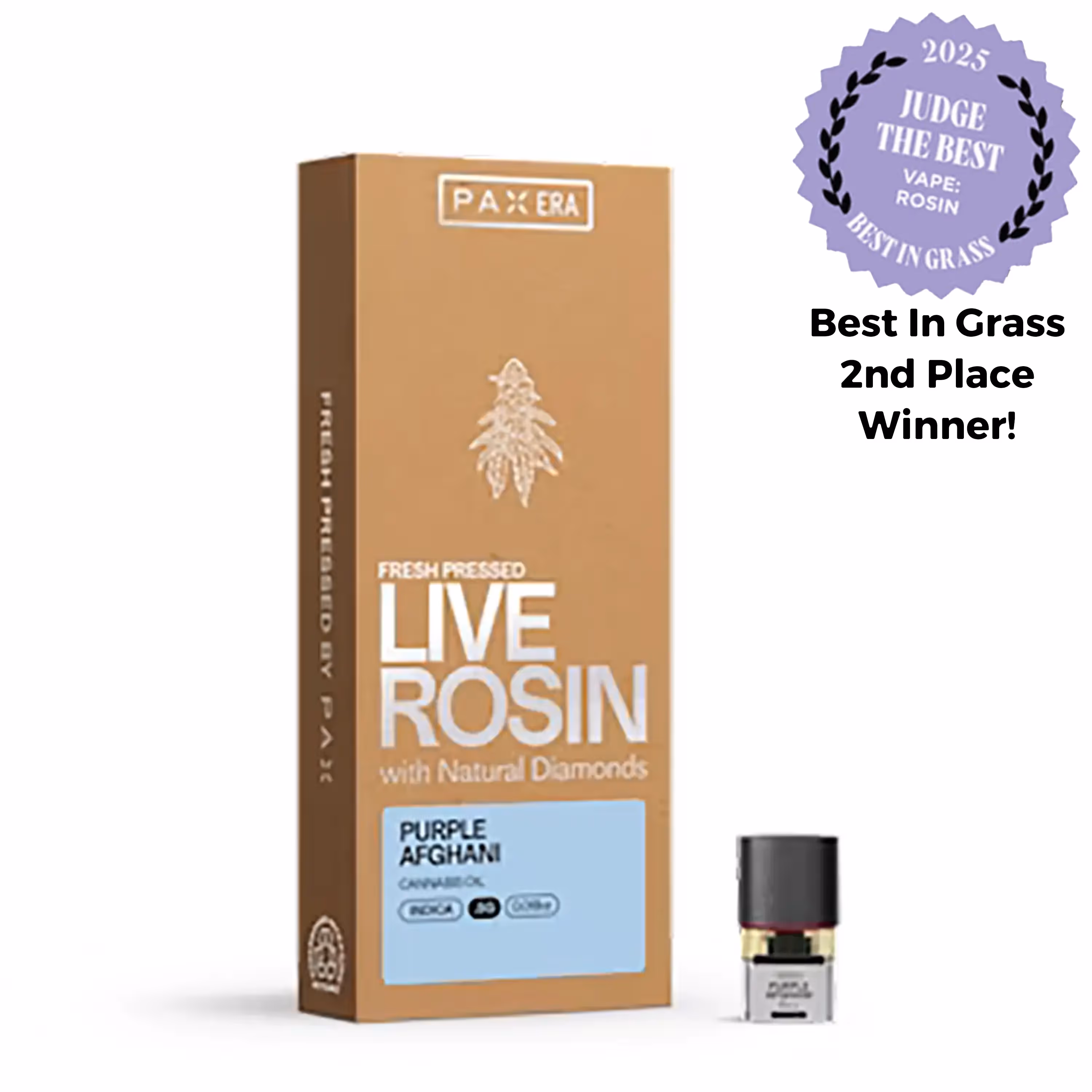 Purple Afghani | Live Rosin with Diamonds Pax Pod | 0.5g