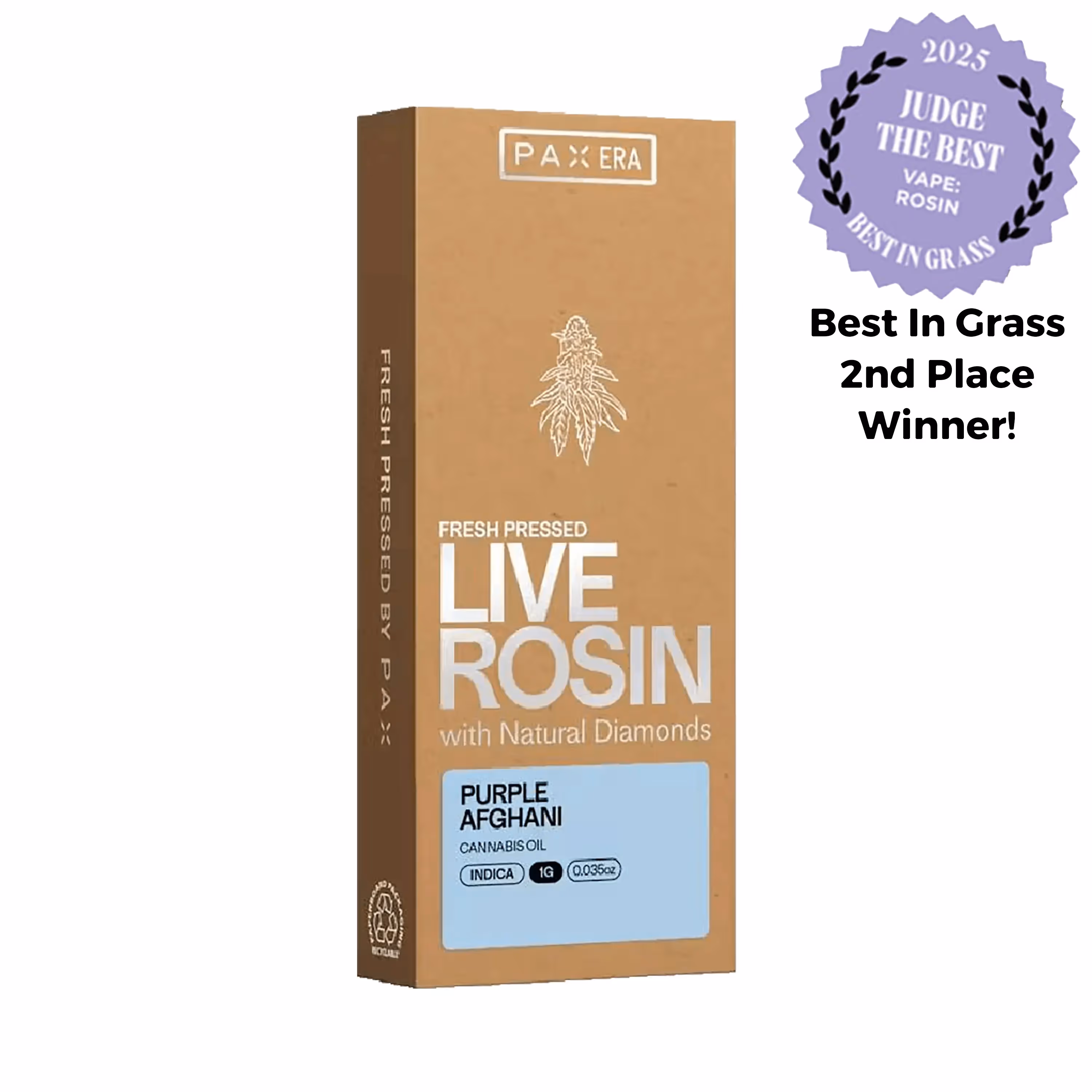 Purple Afghani | Live Rosin with Diamonds Pax Pod | 1g