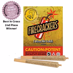 Mango Super Silver Haze Firecrackers | Infused | 5pk | 0.7g