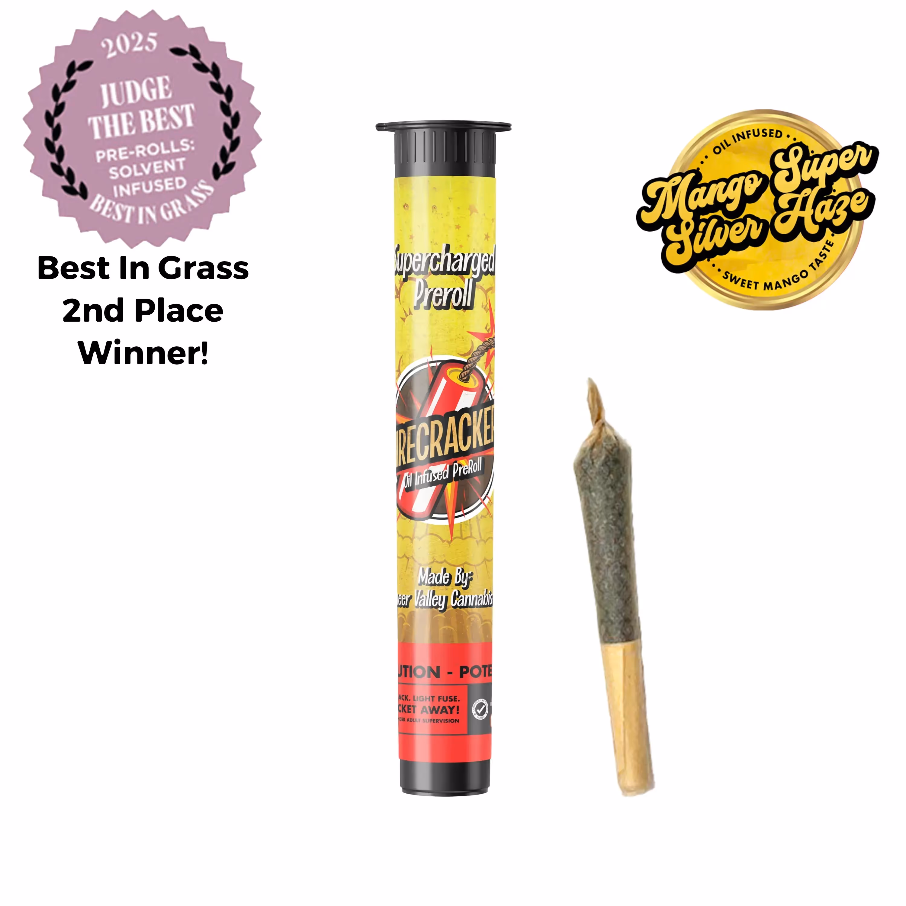 Mango Super Silver Haze Firecracker | Infused | 1g