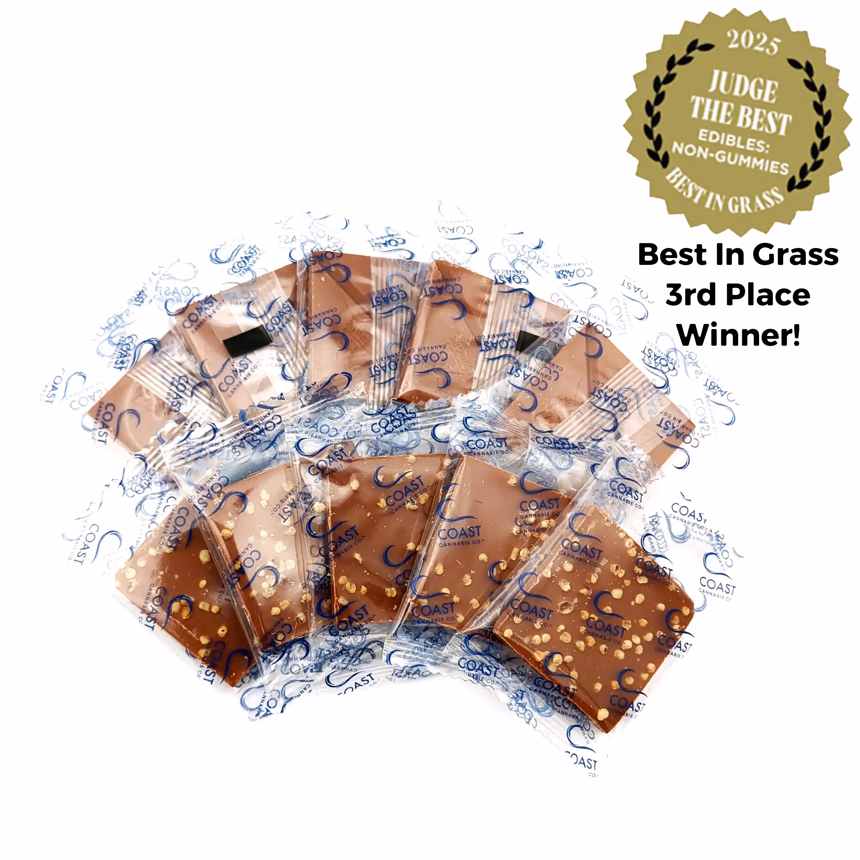 Crunch Milk Chocolate Squares | 10pk