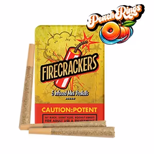 Peach Rings Firecrackers | Infused | 5pk
