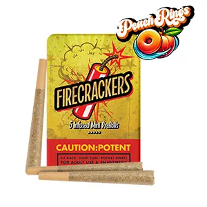 Peach Rings Firecrackers | Infused | 5pk | 0.7g