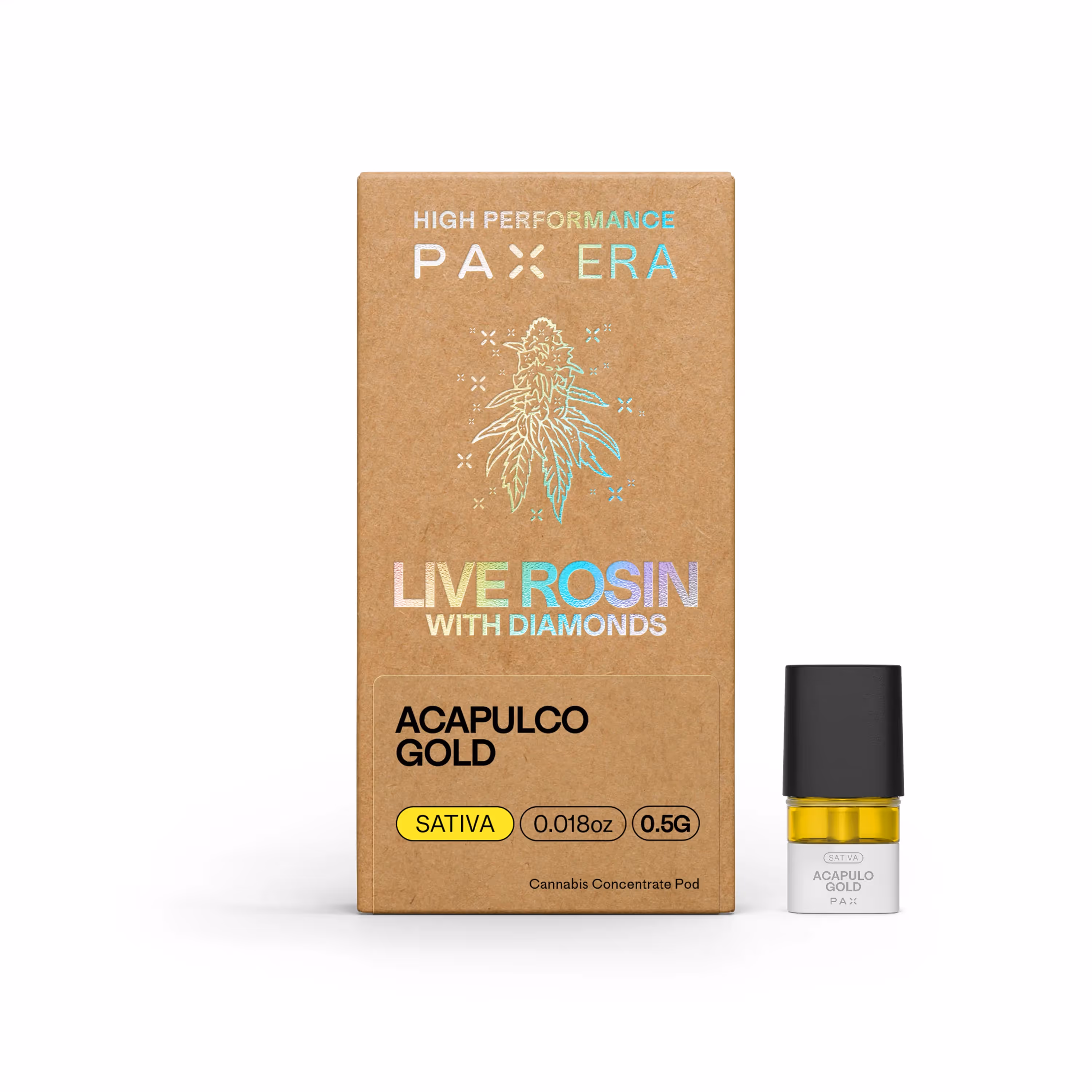 Acapulco Gold | Live Rosin with Diamonds Pax Pod | .5g