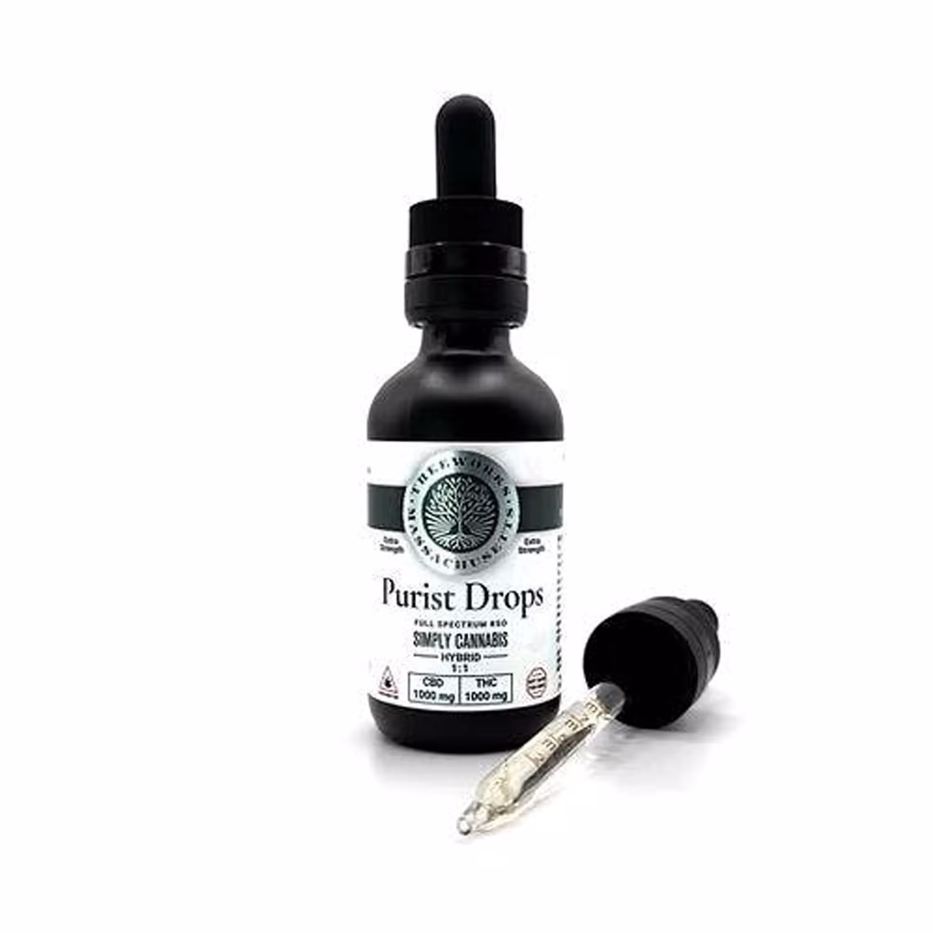 Purist Drops Tincture | 1:1 | THC:CBD | 50ml | 1000mg