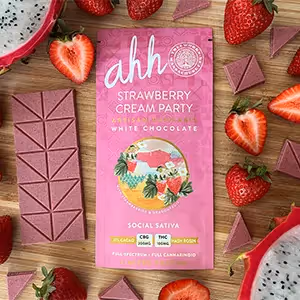 Strawberry Cream Party | Rosin White Chocolate | 20pk
