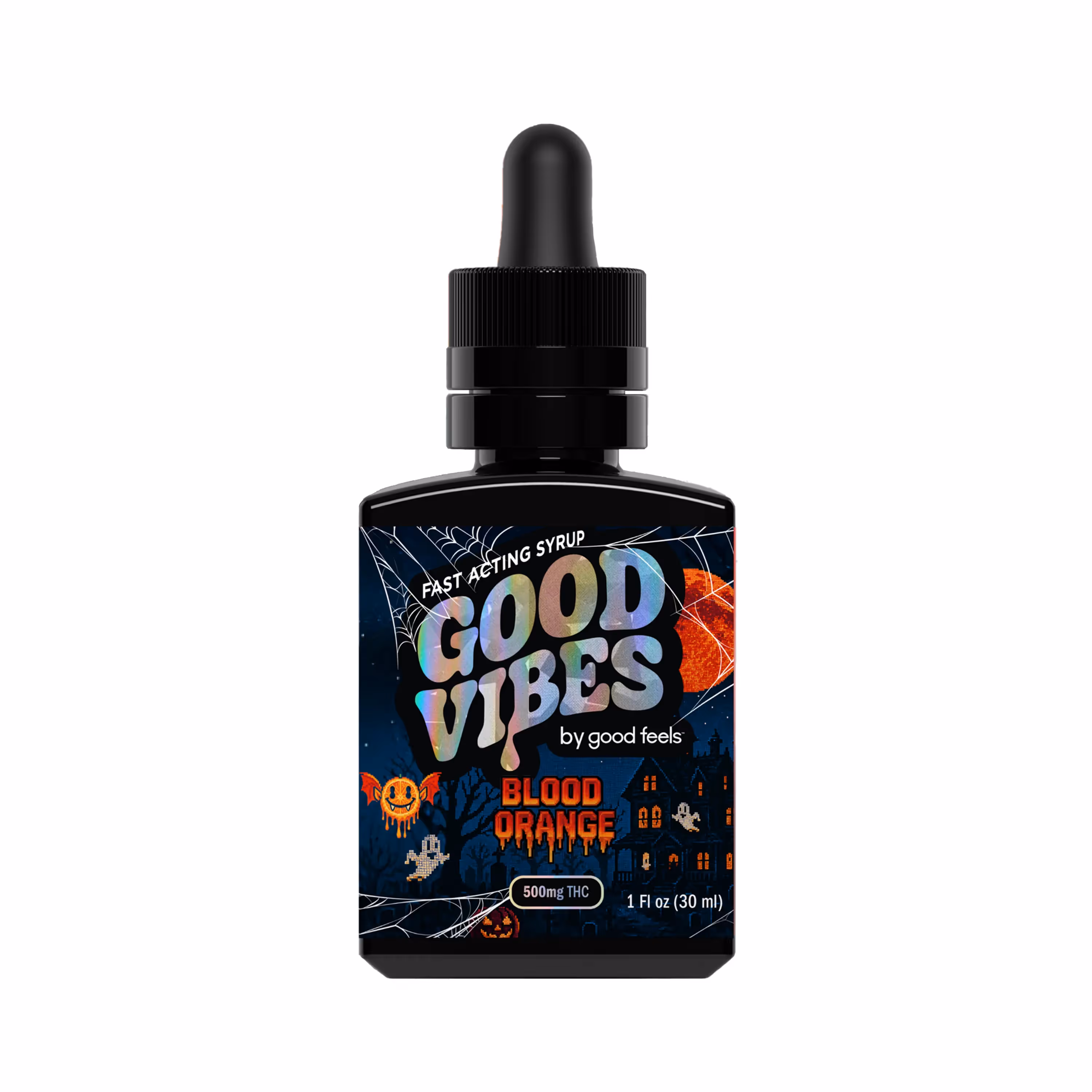Glow in the Dark | Blood Orange | Spooky Vibes Syrup | 500mg