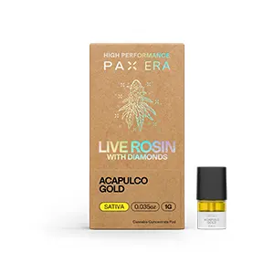Acapulco Gold | Live Rosin with Diamonds Pax Pod | 1g