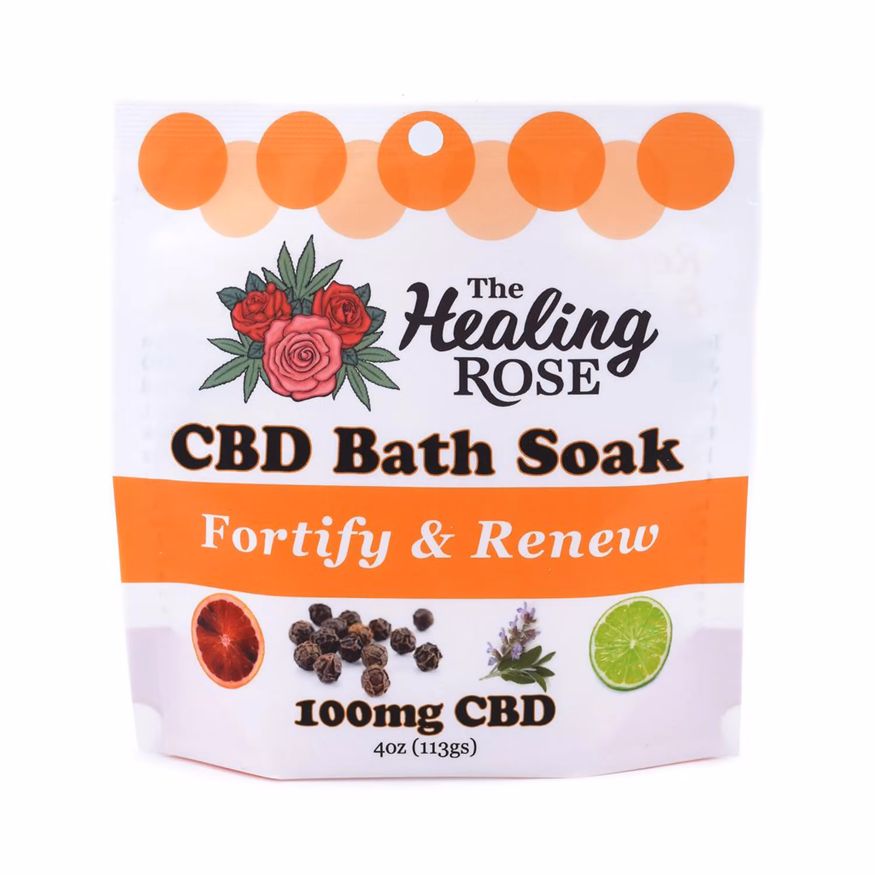 Fortify and Renew CBD Bath Soak | 4oz. | 100mg