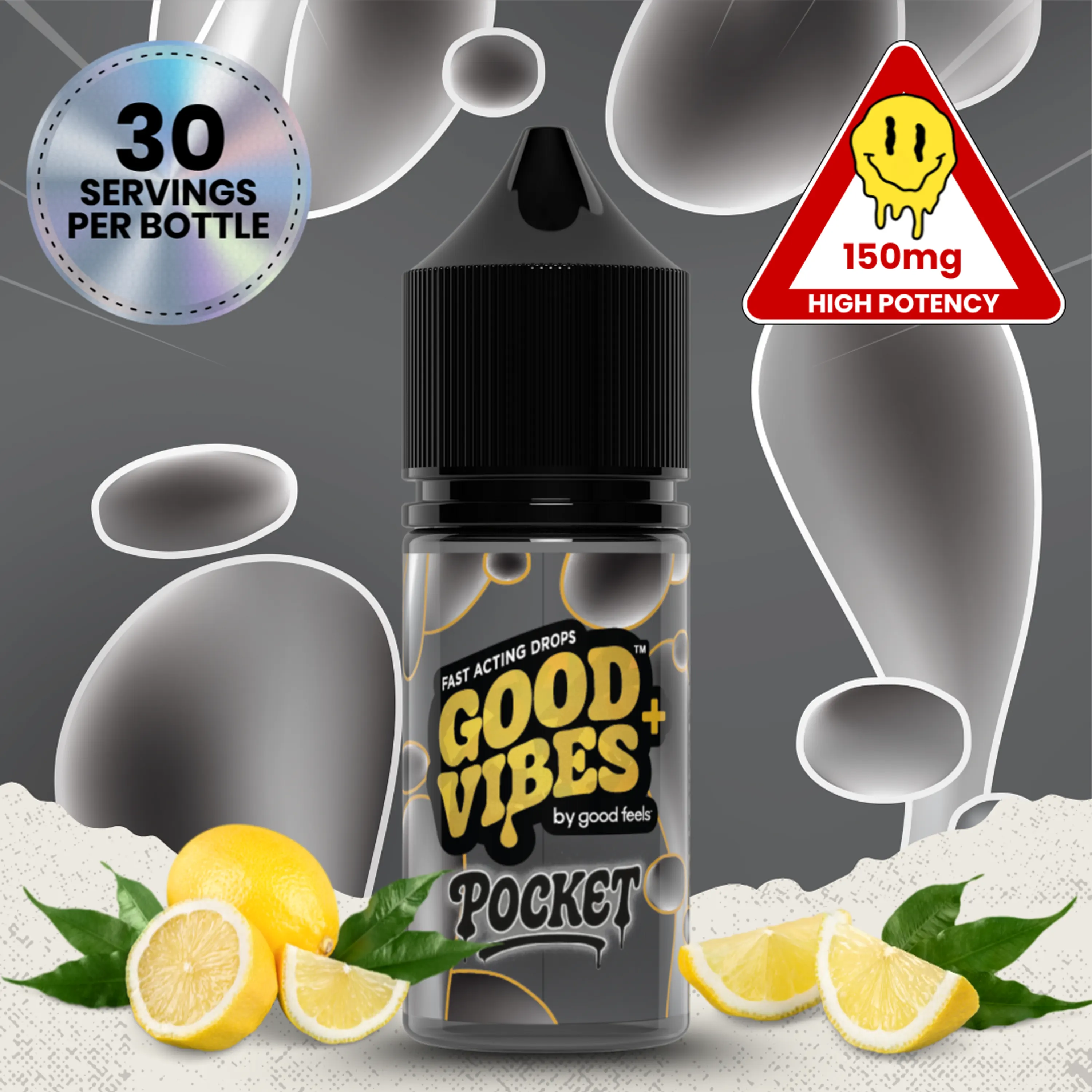 Good Vibes+ Balance | THC:CBD Unflavored Syrup | 150mg