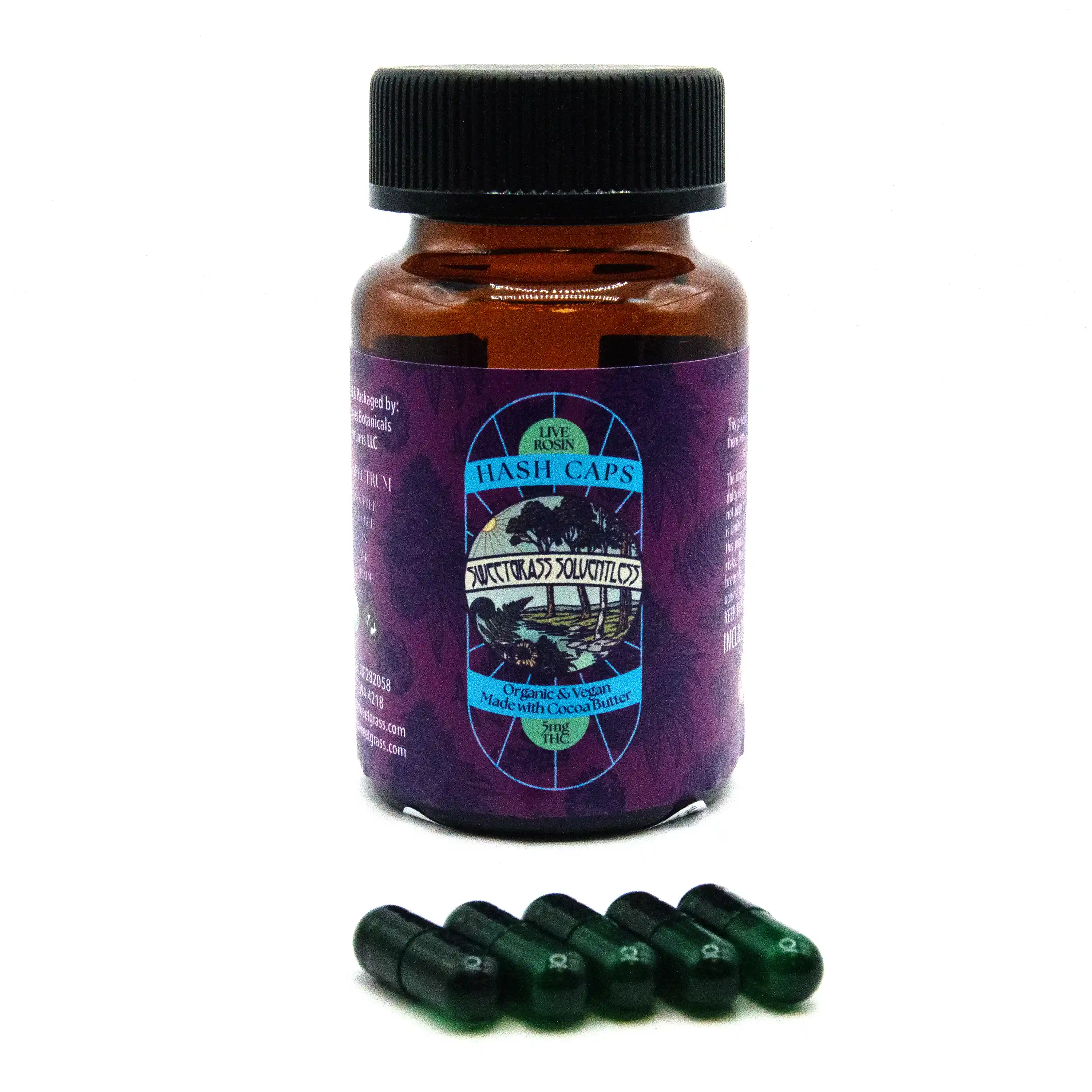 Hash Capsules | THC | 5mg | 20pk