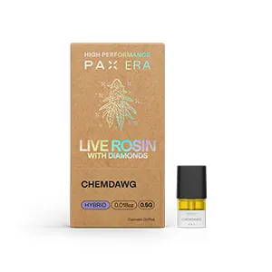 Chemdawg | Live Rosin with Diamonds Pax Pod | 0.5g