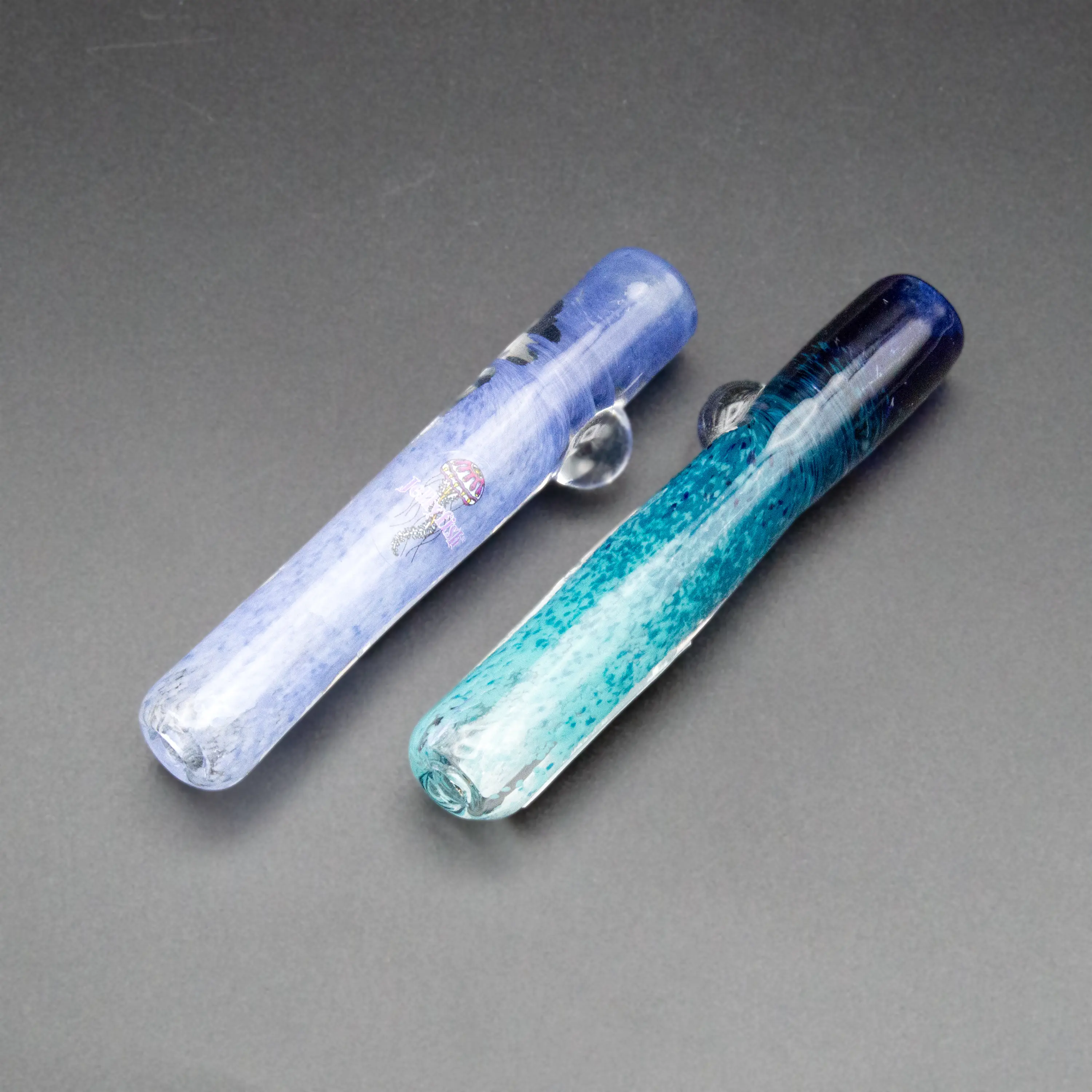ISO Confetti Frit Corkscrew Chillum | Jellyfish