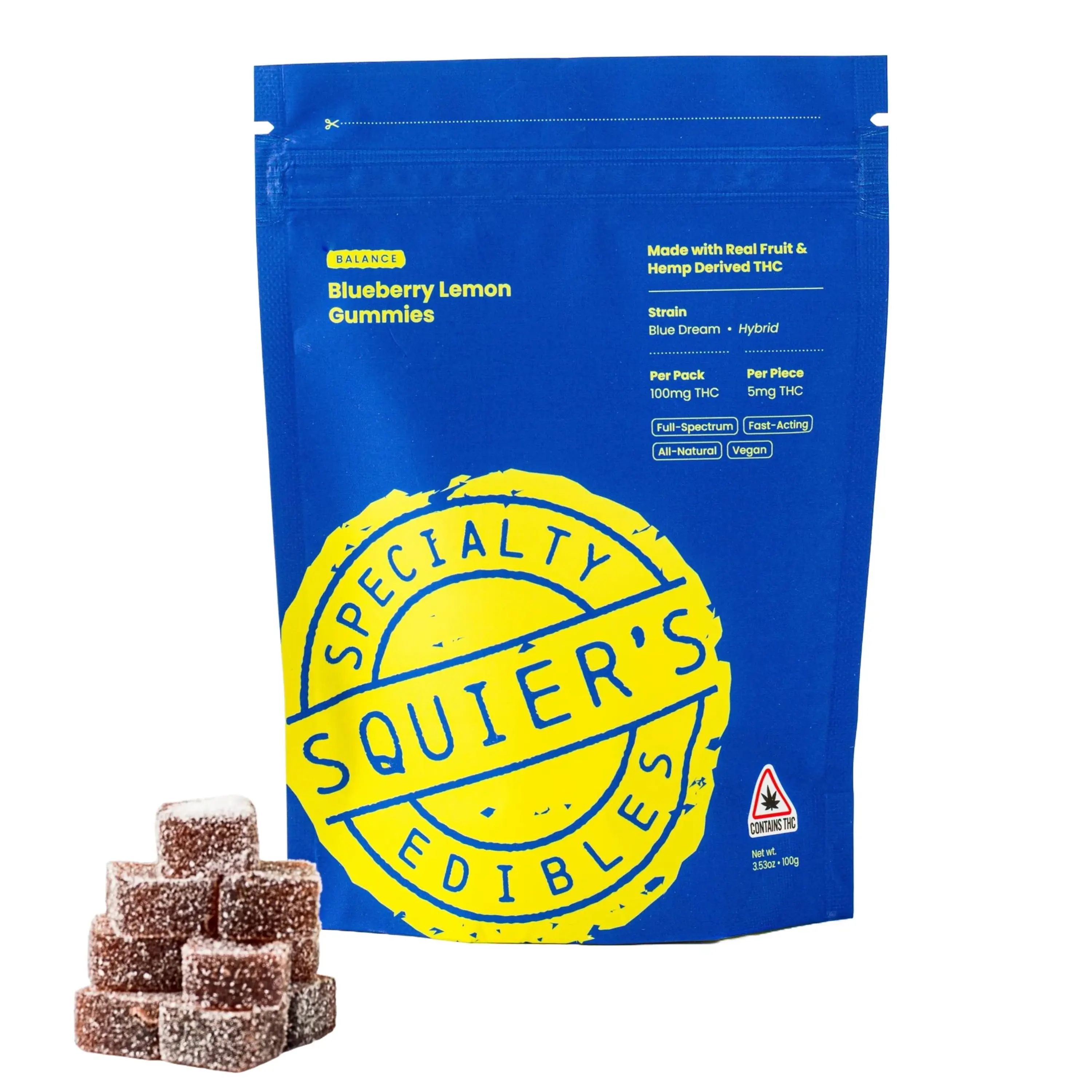 Blueberry Lemon | Rosin Gummies | Bliss